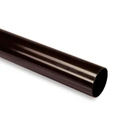 Тръба K&J&G водосточна ф 100 мм, 4 м, кафява, поцинкована ламарина Тръба K&J&G водосточна ф 100 мм, 4 м, кафява, поцинкована ламарина