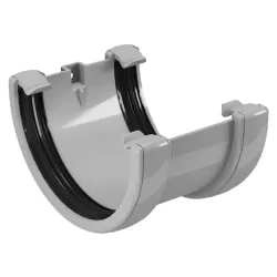 Съединител Devorex за улуци 120 мм, сив, PVC, Classic 120 Съединител Devorex за улуци 120 мм, сив, PVC, Classic 120