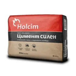 Цимент Holcim сив силен 25 кг, сив, 42.5 R