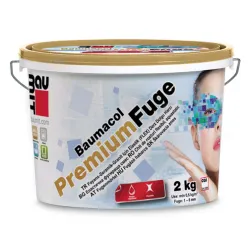 Смес Baumit фугираща за плочки гъвкава 2 кг, бяла, PremiumFuge