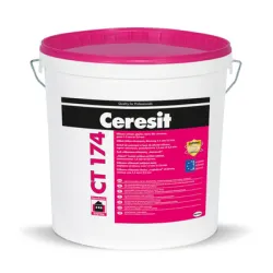 Мазилка Henkel силикат-силиконова фасадна драскана 1.5 мм, 25 кг, Ceresit CT 174 Мазилка Henkel силикат-силиконова фасадна драскана 1.5 мм, 25 кг, Ceresit CT 174