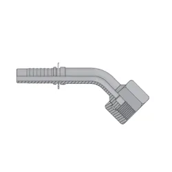 Накрайник Vitillo за хидравлични маркучи плосколицеви женски, UNF резба, DN16, 1.3/16 - 12, DK ORFS 45°