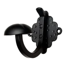 Закачалка Amig за дрехи  70х70х85 мм, черна мат, 103