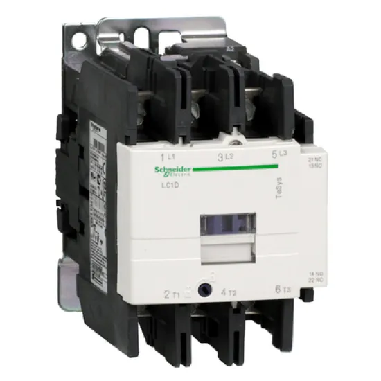 Контактор Schneider Electric променливотоков  3P (3 NO), 1 NO + 1 NC, 220 V, 80 A, TeSys D