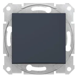 Ключ Schneider Electric електрически интериорен девиаторен скрит монтаж, сх. 6, 10 A, графит Ключ Schneider Electric електрически интериорен девиаторен скрит монтаж, сх. 6, 10 A, графит