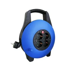 Макара as - Schwabe кабелен удължител  4 гнезда, 10 м, 3x1.5 мм2, ШВПС-В