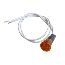 Лампа Delta-Elis сигнална с изводи за готварска печка жълта Лампа Delta-Elis сигнална с изводи за готварска печка жълта