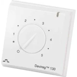 Терморегулатор Devi за подово отопление с подов сензор 3000 W, 16 A, от -10 до +45 °C, Devireg 130