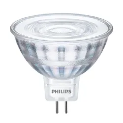 LED крушка Philips  5 W, 12 V, Gx5.3, 2700 K, тип луна, CorePro LED крушка Philips  5 W, 12 V, Gx5.3, 2700 K, тип луна, CorePro