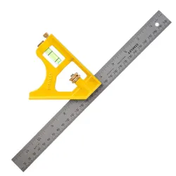 Ъгъл Stanley прав с нивелир метален 300 мм Ъгъл Stanley прав с нивелир метален 300 мм