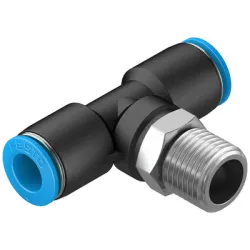 Тройник Festo пневматичен шлаух - шлаух - резба 1/4, шлаух 8 мм, QST-1/4-8 Тройник Festo пневматичен шлаух - шлаух - резба 1/4, шлаух 8 мм, QST-1/4-8