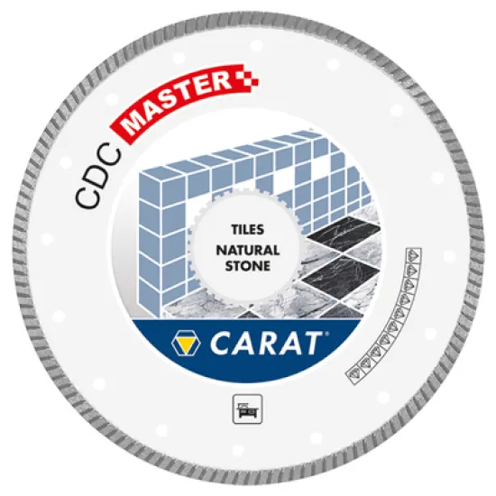 Диск Carat диамантен за мокро рязане на гранитогрес и твърди материали 180x25.4 мм, 7 мм, CDCM