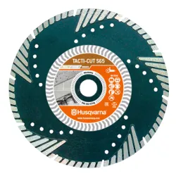 Диск Husqvarna Construction диамантен за сухо и мокро рязане на бетон, тухли и керемиди 400x25.4 мм, 10 мм, Tacti-Cut S65 Диск Husqvarna Construction диамантен за сухо и мокро рязане на бетон, тухли и керемиди 400x25.4 мм, 10 мм, Tacti-Cut S65