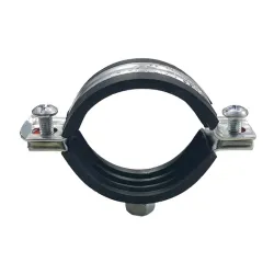 Скоба Pro Meister за монтаж на тръби двустранна с каучуков уплътнител с гайка М8/М10, ф 250 мм, 10 , DIN 4109