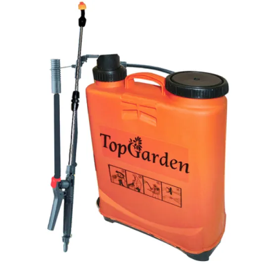 Пръскачка TopGarden гръбна пластмасова за растителна защита 16 л, 3 bar