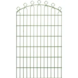 Платно Betafence оградно електрозаварено поцинковано, с PVC покритие ф 4.2 мм, 1.1x2.02 м, 50x100 мм, зелено, Bekafor Prestige