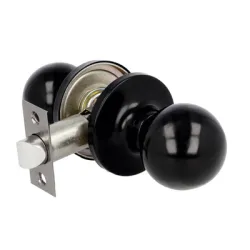 Дръжка Amig за брава тип топка въртяща се черна мат, 35-45 мм, 611 Дръжка Amig за брава тип топка въртяща се черна мат, 35-45 мм, 611