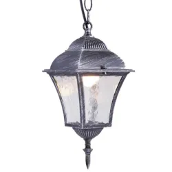 Лампа Vivalux градинска фенер  тип фенер висяща, 60 W, 230 V, E27, антично сребро, Sofia