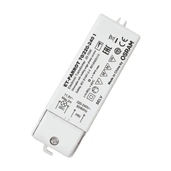 Трансформатор Osram за лампи тип луна  220-12 V, 70 W, ET-Parrot