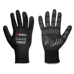 Ръкавици Wurth топени в нитрил полиестерни размер 10, черни, Tigerflex Cool Ръкавици Wurth топени в нитрил полиестерни размер 10, черни, Tigerflex Cool
