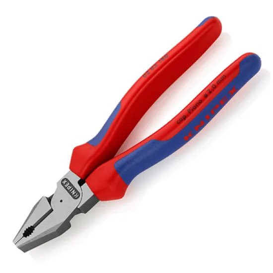 Клещи Knipex комбинирани усилени, с изолация 180 мм, 2.5 мм, 02 02 180