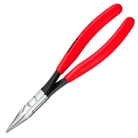 Клещи Knipex телефонни островърхи удължени прави, с изолация 200 мм, 28 21 200