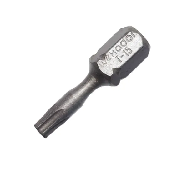 Накрайник бит Wekador TX Torx торсионен TX 15, 1/4, 25 мм