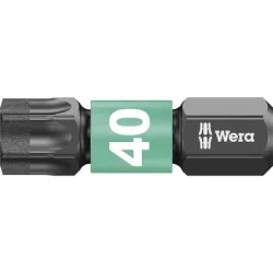 Накрайник бит Wera TX Torx торсионен, ударен, с покритие TX 40, 1/4'', 25 мм, 867/1 IMP DC Impaktor