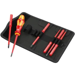 Отвертка Wera комплект електротехнически 1000V VDE SB/PH 6 бр., Kraftform Kompakt VDE 7 Universal 1 Отвертка Wera комплект електротехнически 1000V VDE SB/PH 6 бр., Kraftform Kompakt VDE 7 Universal 1