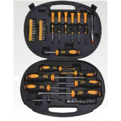 Отвертка Wert комплект с накрайници SB/PH/PZ/TX/SB 49 бр.