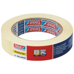 Тиксо Tesa хартиено 25 мм, 50 м, бяло 4323 Тиксо Tesa хартиено 25 мм, 50 м, бяло 4323