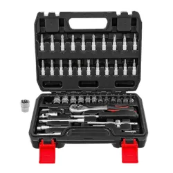 Гедоре комплект BGS вложки с тресчотка и накрайници 46 бр., 4-13 мм, 1/4 Гедоре комплект BGS вложки с тресчотка и накрайници 46 бр., 4-13 мм, 1/4