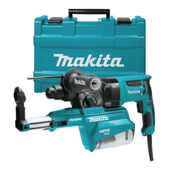 Перфоратор Makita електрически  SDS-plus, 800 W, 2.2 J, 0-4600 уд./мин, HR2652