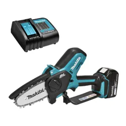 Трион Makita верижен акумулаторен   с 1 батерия и зарядно, 18 V, 3 Ah, 10 см, 0.325 , 1.1 мм DUC101SF Трион Makita верижен акумулаторен   с 1 батерия и зарядно, 18 V, 3 Ah, 10 см, 0.325 , 1.1 мм DUC101SF