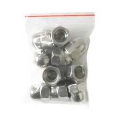 Гайка Inox Mare глуха неръждаема A2, M12, 1.75 мм, 22 мм, 10 бр./опак., DIN 1587 Гайка Inox Mare глуха неръждаема A2, M12, 1.75 мм, 22 мм, 10 бр./опак., DIN 1587