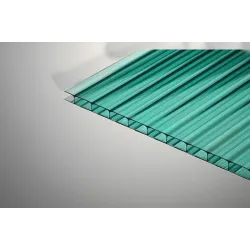 Плоскост Teknorm поликарбонатна  10x2100x6000 мм, зелена, 1.30 кг/м2