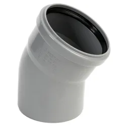 Дъга Pestan PP за канализация с уплътнител ф 50 мм, 30 °