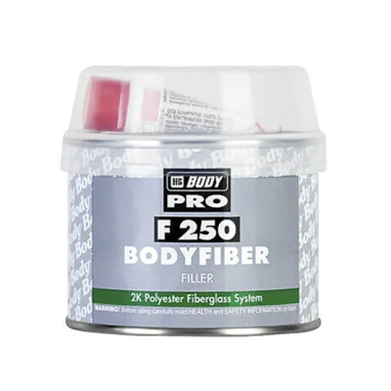 Кит Body стъклопластов за автомобили 0.25 кг, зелен, F250 Bodyfiber