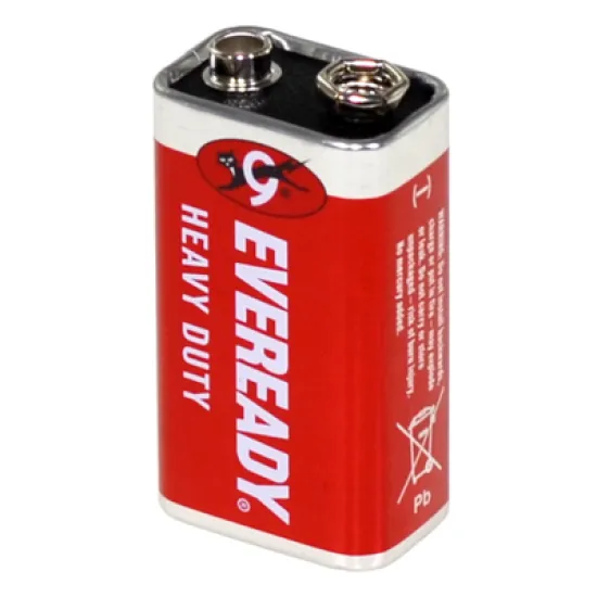 Батерия Energizer правоъгълна цинкова 9 V, 6F22, Eveready HD