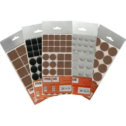 Подложка Magus противоплъзгаща мебелна 30х30 мм, черна, 21 бр. Подложка Magus противоплъзгаща мебелна 30х30 мм, черна, 21 бр.