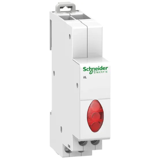 Индикатор Schneider Electric светодиоден за DIN шина 10 A, 400 V, червен, Acti 9 iIL