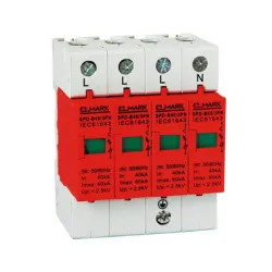 Отводител Elmark катоден 40-4000 A, 440 V, 3P+N, SPD-B40 Отводител Elmark катоден 40-4000 A, 440 V, 3P+N, SPD-B40