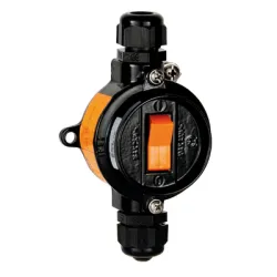 Ключ Palazzoli електрически взривозащитен открит монтаж, сх. 6, 16/10 A, черен, Rondo