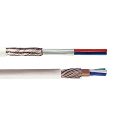 Кабел тончестотен  ТЧП-К, 4x0.75 мм2, бял