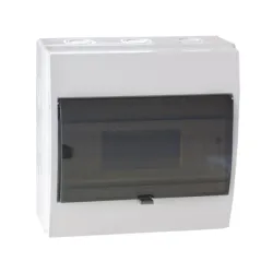 Табло Elmark апартаментно открит монтаж противовлажно 8 модула, 214x216x93 мм, бяло, WP8 Табло Elmark апартаментно открит монтаж противовлажно 8 модула, 214x216x93 мм, бяло, WP8