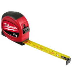 Ролетка Milwaukee гумирана противоударна 3 м, Slimline S3/16 Ролетка Milwaukee гумирана противоударна 3 м, Slimline S3/16
