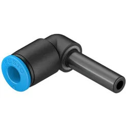 Съединител Festo пневматичен шлаух - шлаух Г-образен букса 6 мм, 6 мм, QSL-6H Съединител Festo пневматичен шлаух - шлаух Г-образен букса 6 мм, 6 мм, QSL-6H