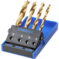 Свредло Dremel за дърво с центриращ връх 3-6 мм, 3.2 мм, 4 бр., 636 Свредло Dremel за дърво с центриращ връх 3-6 мм, 3.2 мм, 4 бр., 636
