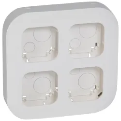 Конзолна кутия Legrand за електроинсталации 200x200x35 мм, 4 модула, бяла, открит монтаж, Forix Конзолна кутия Legrand за електроинсталации 200x200x35 мм, 4 модула, бяла, открит монтаж, Forix