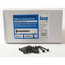 Винт Knauf самонарезен за гипскартон 1000 бр./кутия 3.5х45 мм, ситна, тромпетна, PH, TN